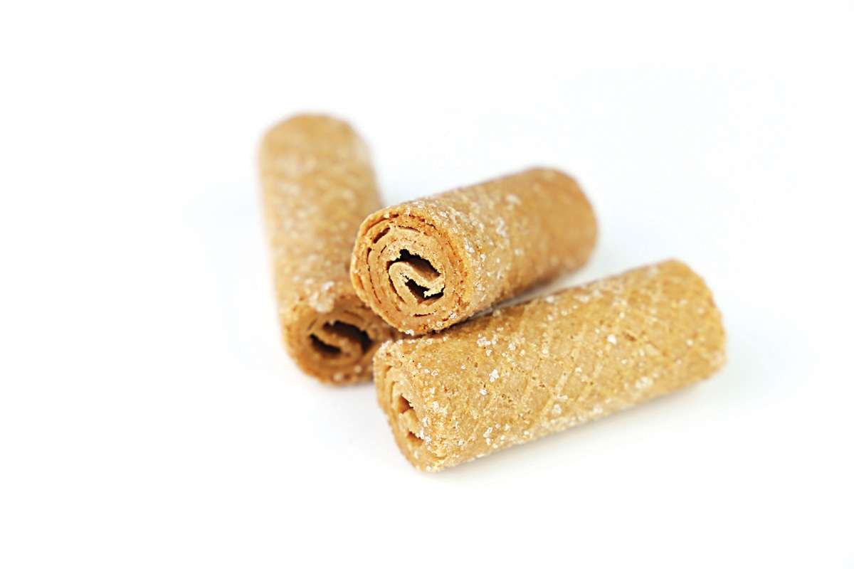 Waffelröllchen