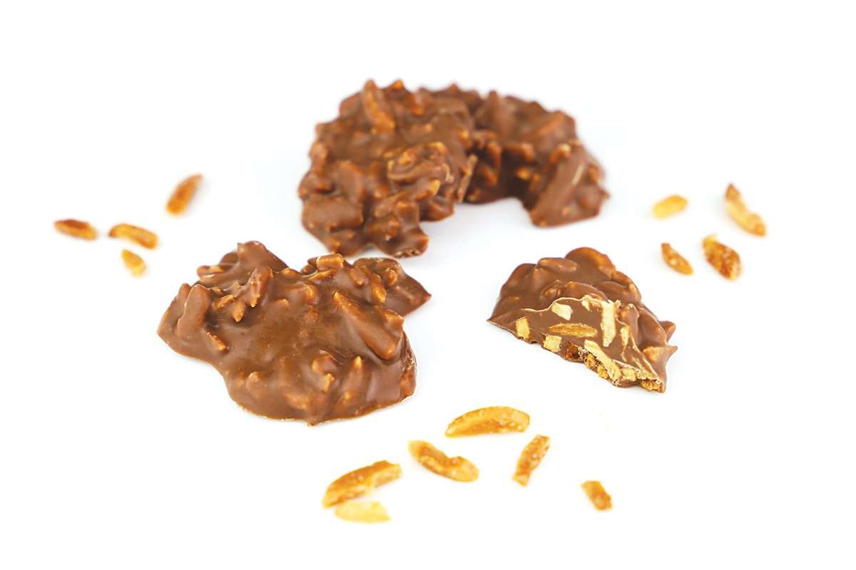 Mandelsplitter in Vollmilchschokolade